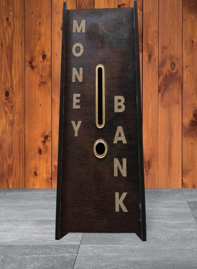 CESHTA Wooden Money Saving Box | Cash Saver Money Box with Counting Target | ₹1,00,000 Savings Challenge Piggy Bank | Coin & Cash Bank for Boys, Girls and Adult | Durable & Eco-Friendly - Image 3